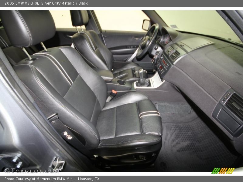 Silver Gray Metallic / Black 2005 BMW X3 3.0i