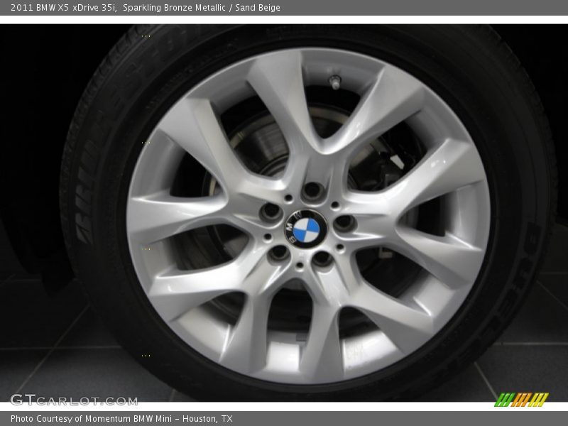 Sparkling Bronze Metallic / Sand Beige 2011 BMW X5 xDrive 35i