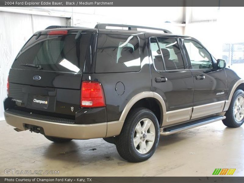 Black / Medium Parchment 2004 Ford Explorer Eddie Bauer