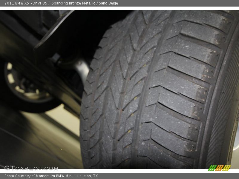 Sparkling Bronze Metallic / Sand Beige 2011 BMW X5 xDrive 35i