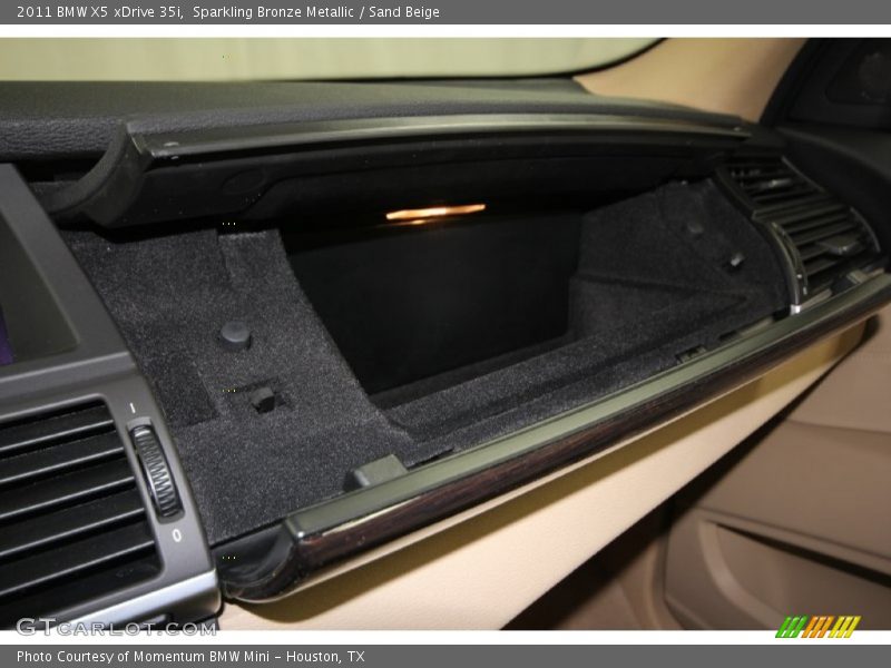 Sparkling Bronze Metallic / Sand Beige 2011 BMW X5 xDrive 35i