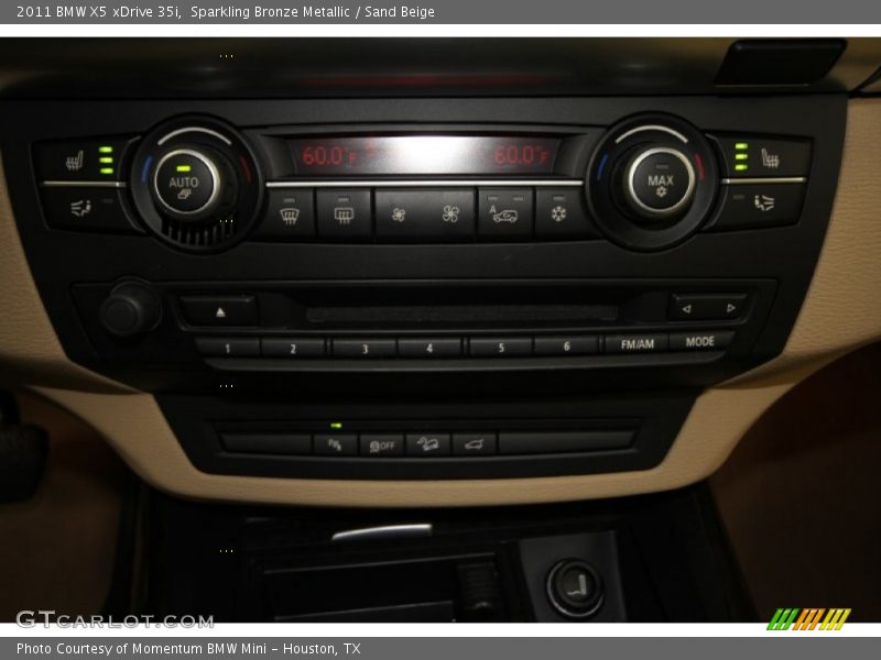 Sparkling Bronze Metallic / Sand Beige 2011 BMW X5 xDrive 35i