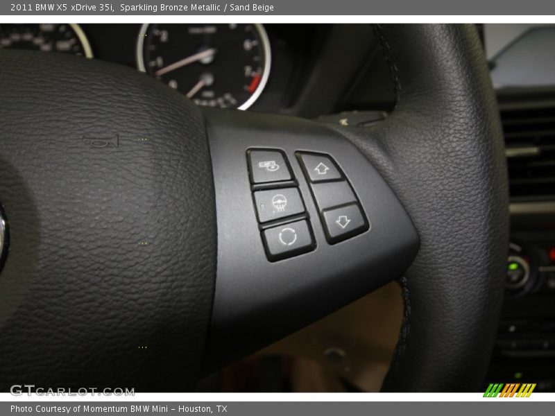 Sparkling Bronze Metallic / Sand Beige 2011 BMW X5 xDrive 35i
