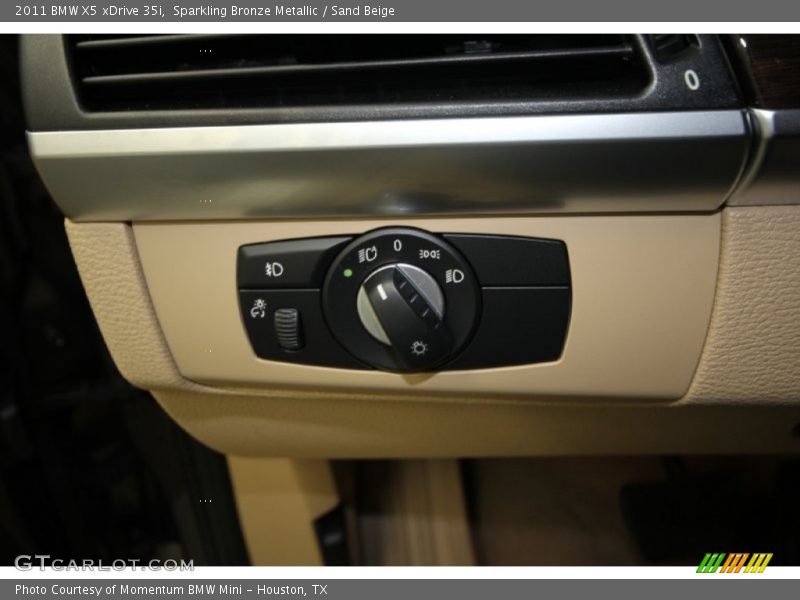 Sparkling Bronze Metallic / Sand Beige 2011 BMW X5 xDrive 35i