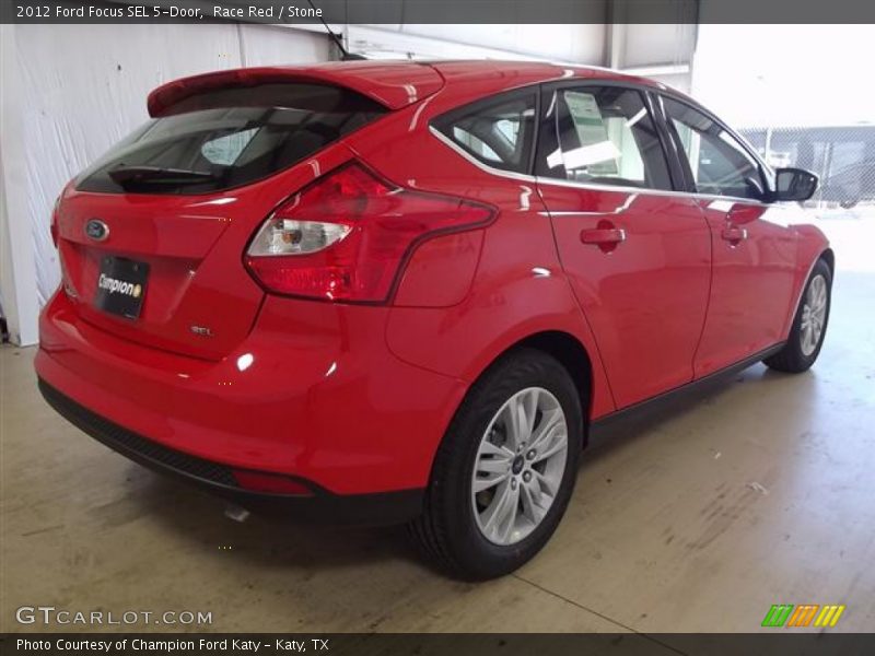 Race Red / Stone 2012 Ford Focus SEL 5-Door