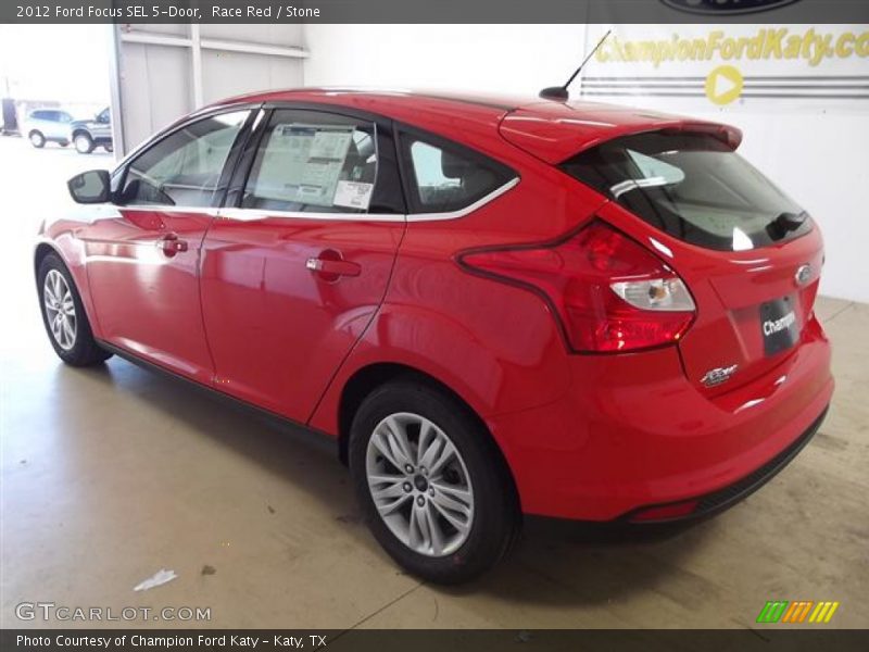 Race Red / Stone 2012 Ford Focus SEL 5-Door