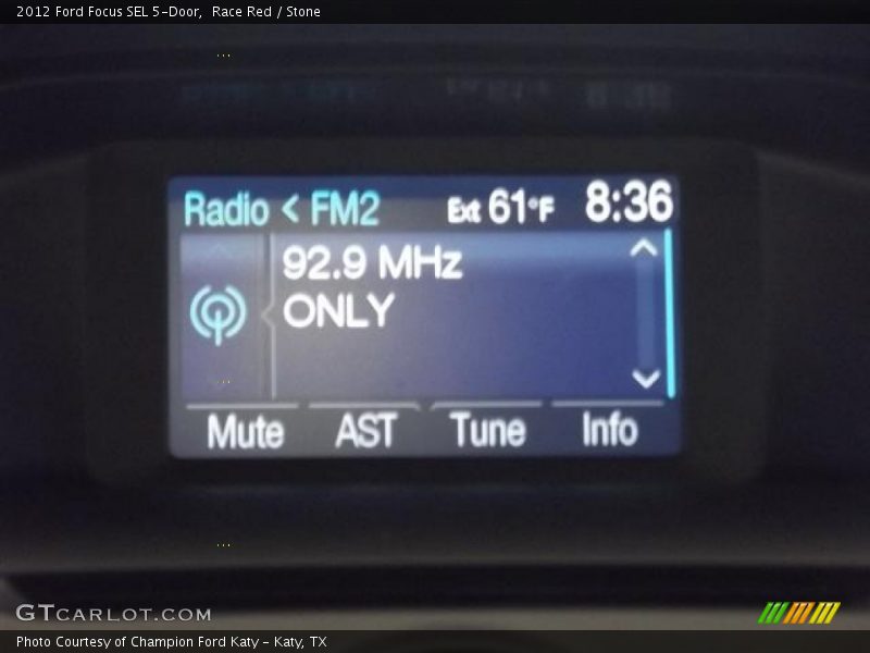 Race Red / Stone 2012 Ford Focus SEL 5-Door