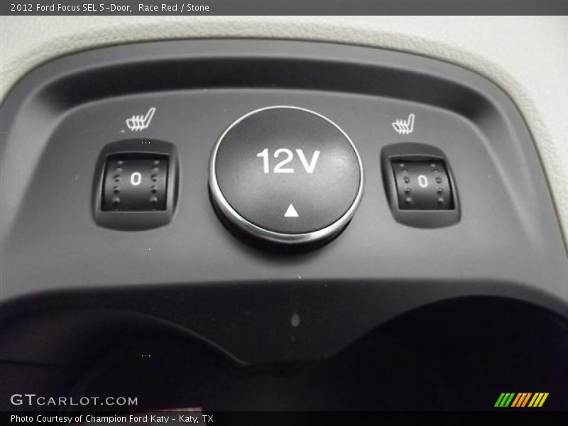 Race Red / Stone 2012 Ford Focus SEL 5-Door