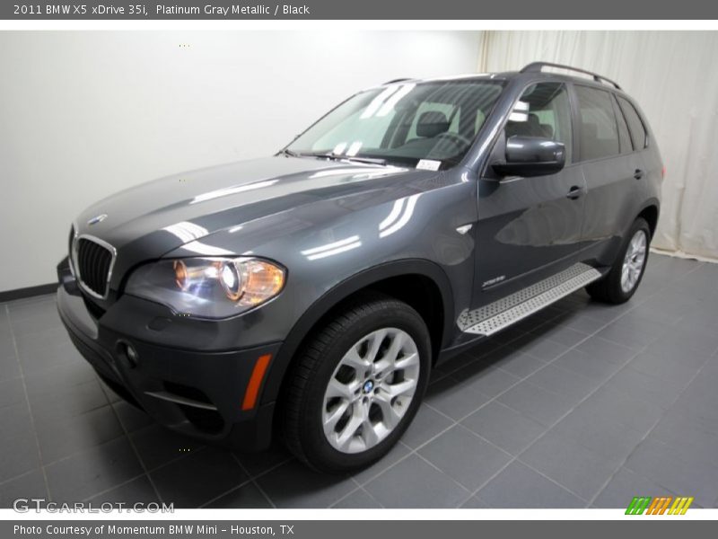 Platinum Gray Metallic / Black 2011 BMW X5 xDrive 35i