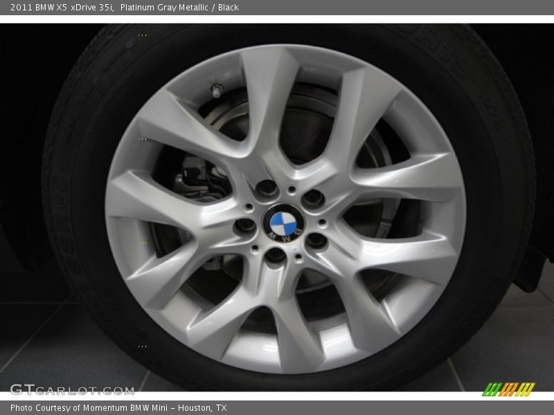 Platinum Gray Metallic / Black 2011 BMW X5 xDrive 35i