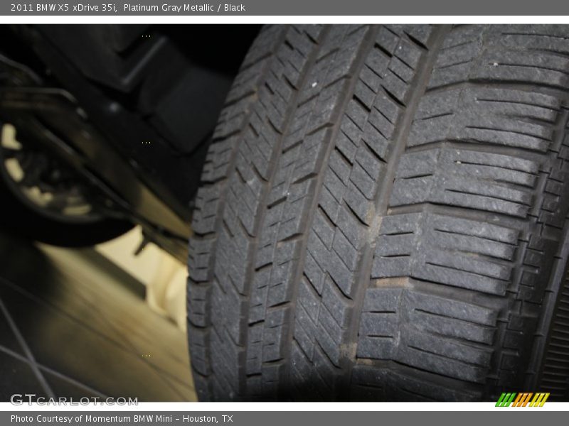 Platinum Gray Metallic / Black 2011 BMW X5 xDrive 35i