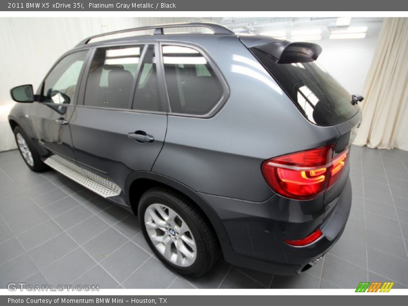 Platinum Gray Metallic / Black 2011 BMW X5 xDrive 35i