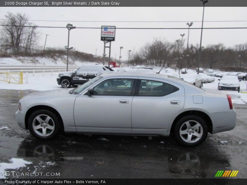 Bright Silver Metallic / Dark Slate Gray 2008 Dodge Charger SE