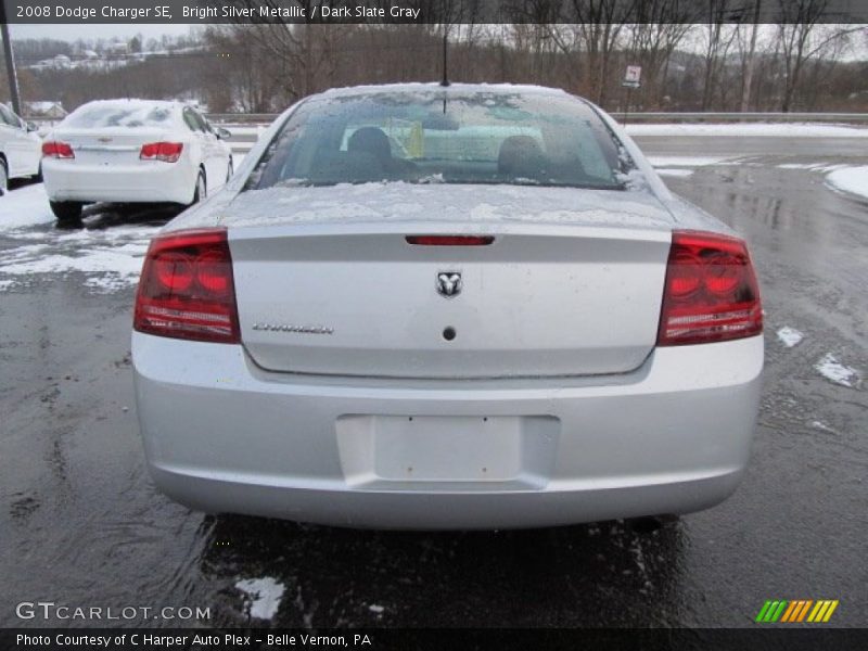 Bright Silver Metallic / Dark Slate Gray 2008 Dodge Charger SE