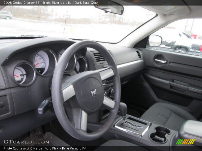 Bright Silver Metallic / Dark Slate Gray 2008 Dodge Charger SE