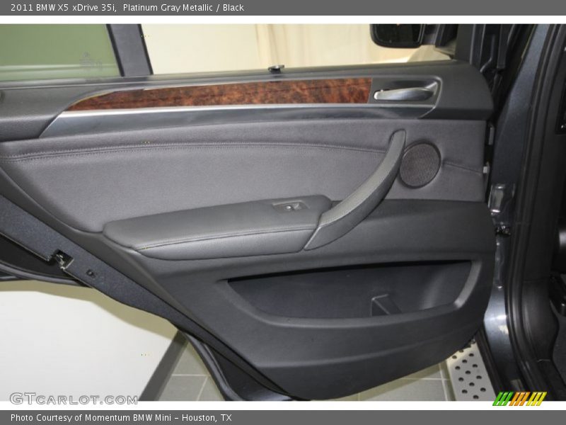 Platinum Gray Metallic / Black 2011 BMW X5 xDrive 35i