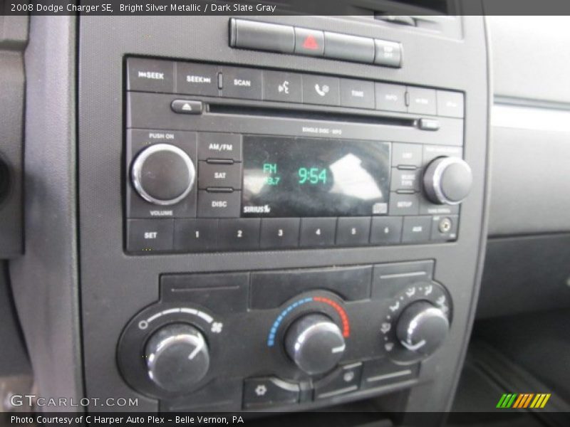 Bright Silver Metallic / Dark Slate Gray 2008 Dodge Charger SE