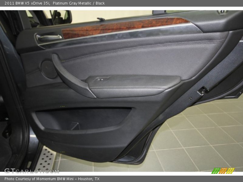 Platinum Gray Metallic / Black 2011 BMW X5 xDrive 35i