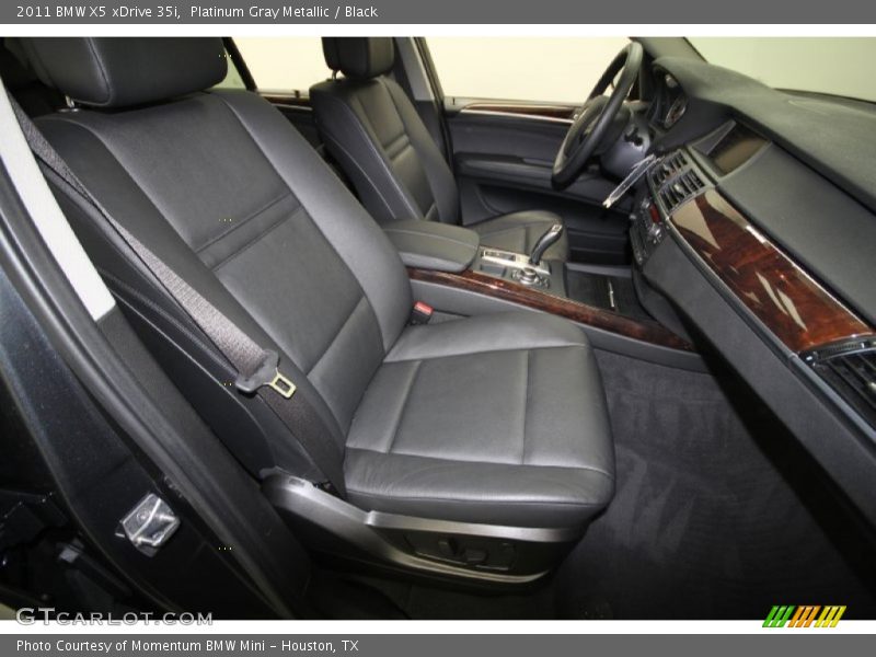 Platinum Gray Metallic / Black 2011 BMW X5 xDrive 35i