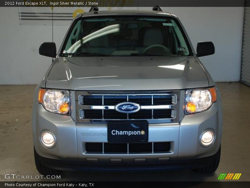 Ingot Silver Metallic / Stone 2012 Ford Escape XLT