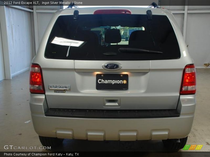 Ingot Silver Metallic / Stone 2012 Ford Escape XLT