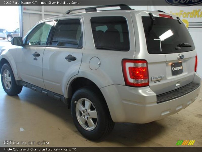 Ingot Silver Metallic / Stone 2012 Ford Escape XLT