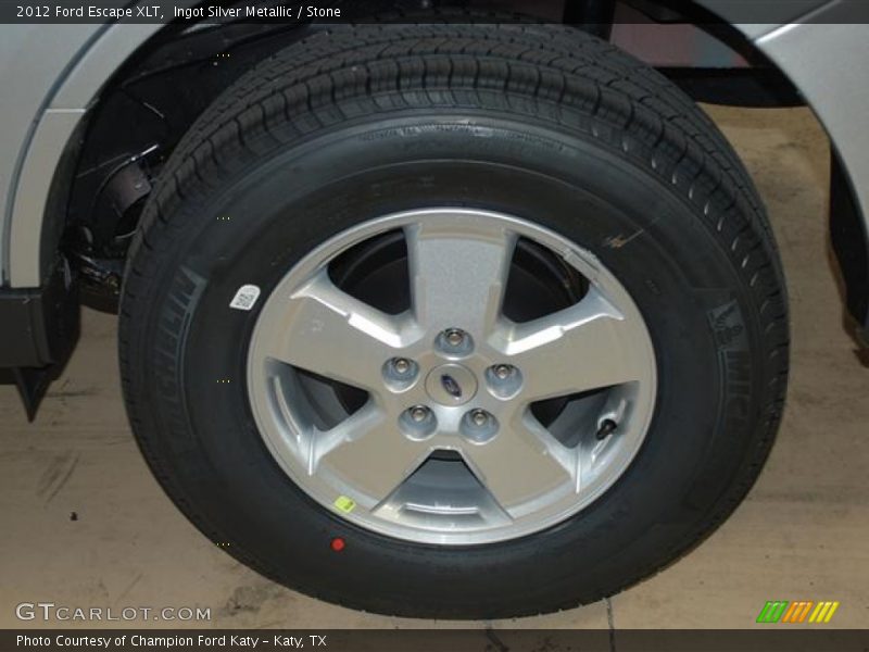 Ingot Silver Metallic / Stone 2012 Ford Escape XLT