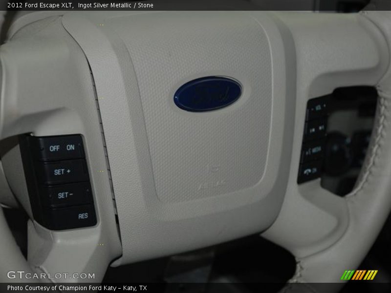 Ingot Silver Metallic / Stone 2012 Ford Escape XLT