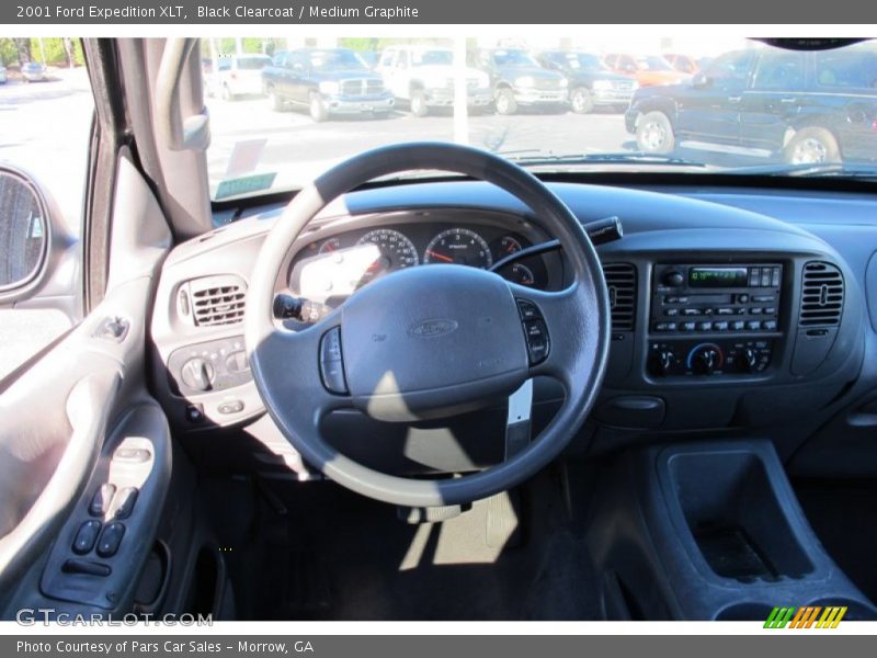 Black Clearcoat / Medium Graphite 2001 Ford Expedition XLT