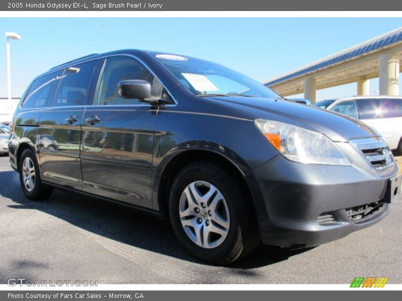 Sage Brush Pearl / Ivory 2005 Honda Odyssey EX-L