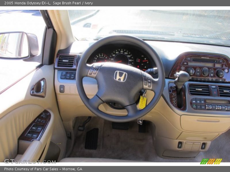 Sage Brush Pearl / Ivory 2005 Honda Odyssey EX-L