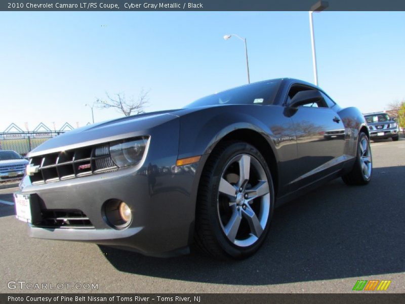 Cyber Gray Metallic / Black 2010 Chevrolet Camaro LT/RS Coupe