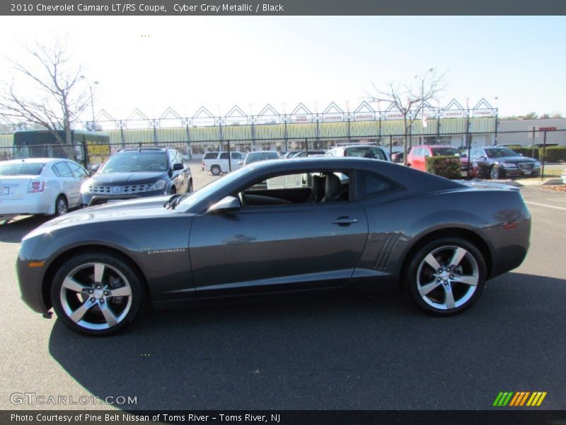 Cyber Gray Metallic / Black 2010 Chevrolet Camaro LT/RS Coupe