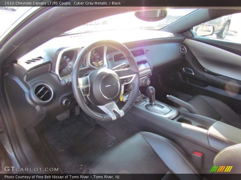 Cyber Gray Metallic / Black 2010 Chevrolet Camaro LT/RS Coupe