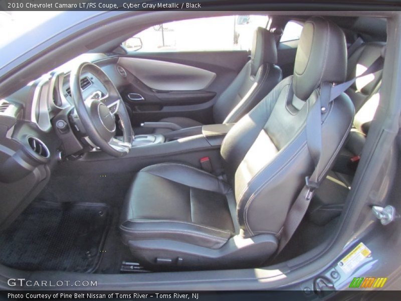 Cyber Gray Metallic / Black 2010 Chevrolet Camaro LT/RS Coupe