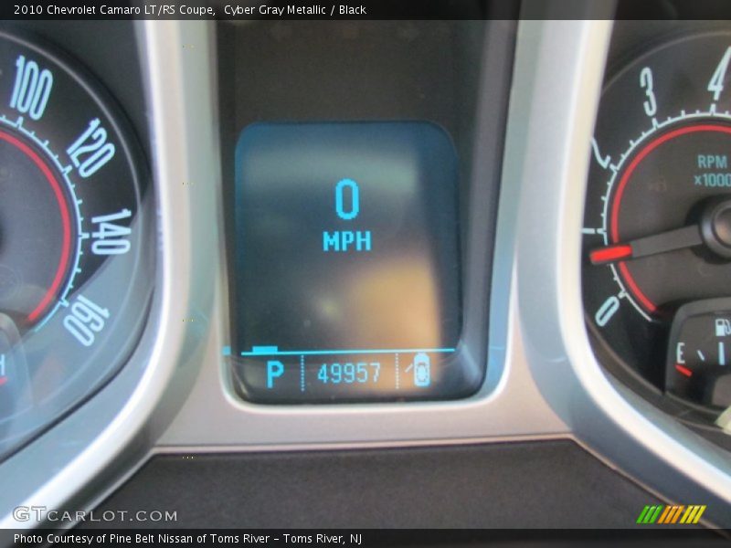 Cyber Gray Metallic / Black 2010 Chevrolet Camaro LT/RS Coupe