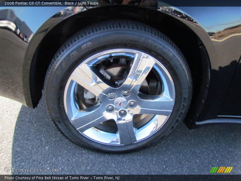 Black / Light Taupe 2008 Pontiac G6 GT Convertible