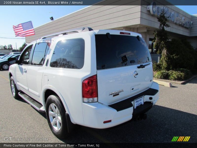 Blizzard White / Almond 2008 Nissan Armada SE 4x4