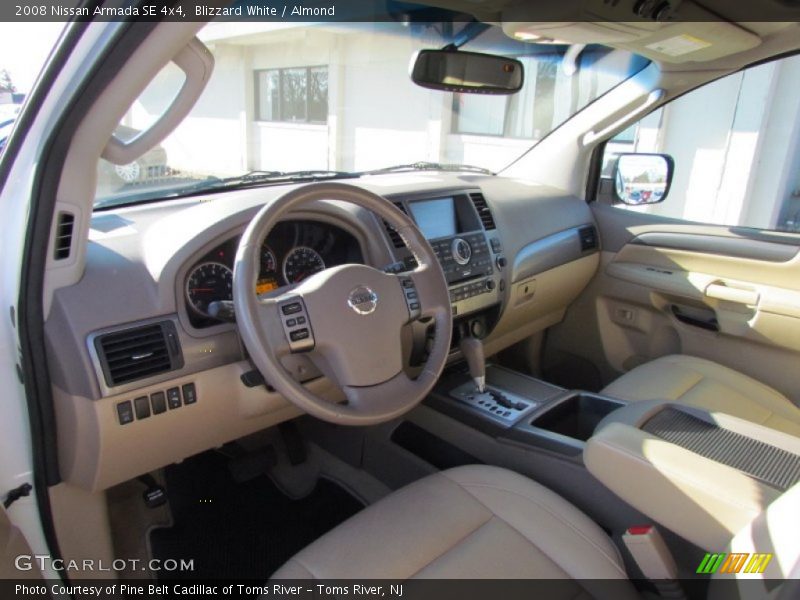 Blizzard White / Almond 2008 Nissan Armada SE 4x4