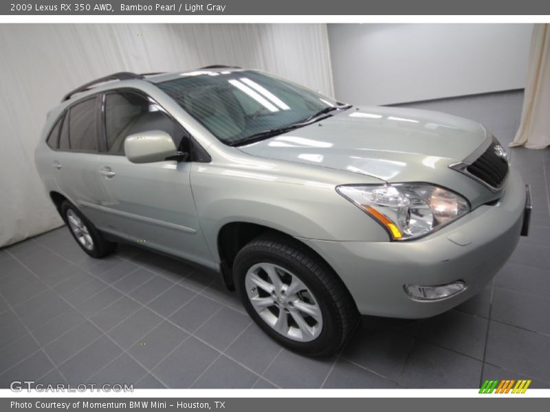 Bamboo Pearl / Light Gray 2009 Lexus RX 350 AWD