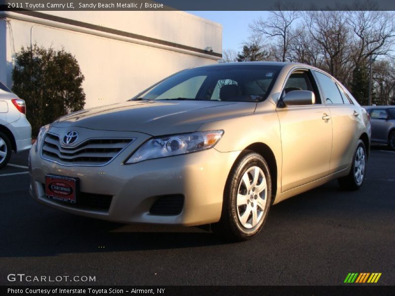 Sandy Beach Metallic / Bisque 2011 Toyota Camry LE