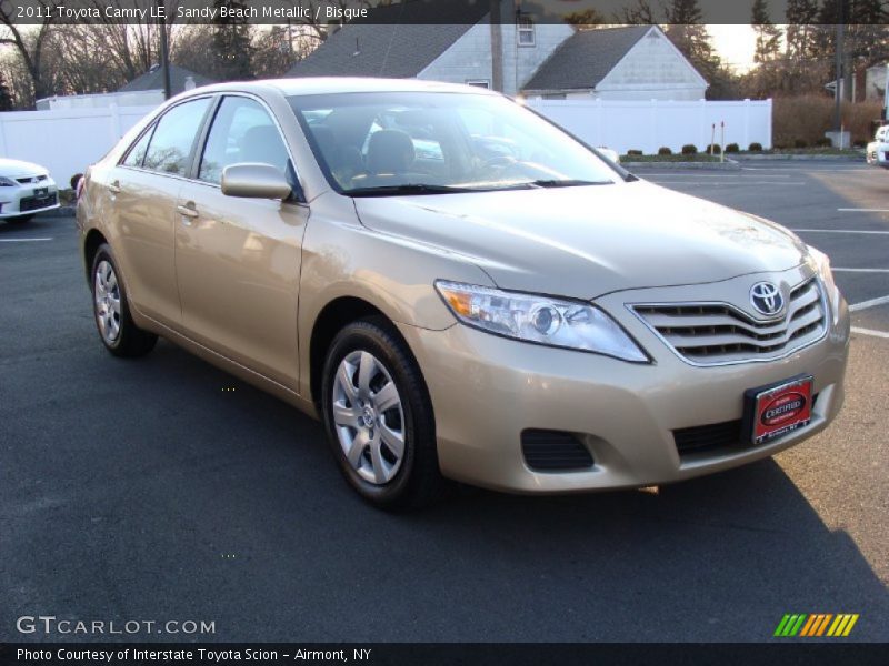 Sandy Beach Metallic / Bisque 2011 Toyota Camry LE