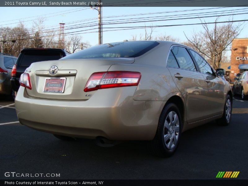 Sandy Beach Metallic / Bisque 2011 Toyota Camry LE
