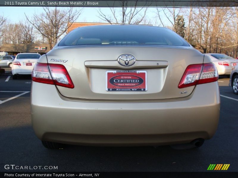 Sandy Beach Metallic / Bisque 2011 Toyota Camry LE