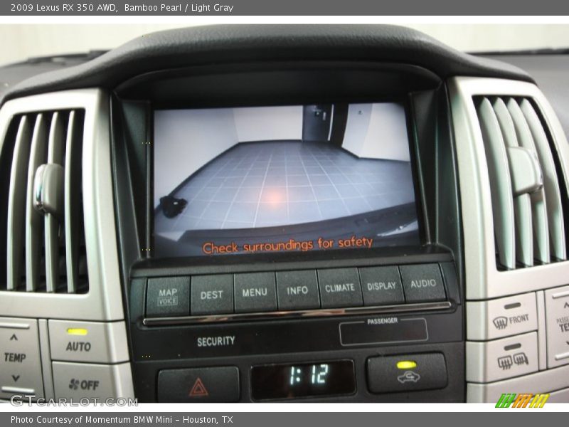 Bamboo Pearl / Light Gray 2009 Lexus RX 350 AWD