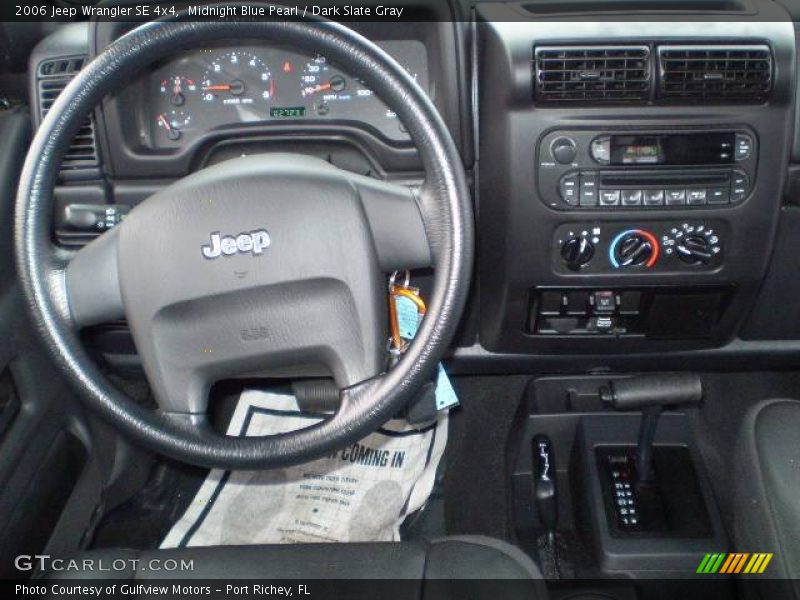 Midnight Blue Pearl / Dark Slate Gray 2006 Jeep Wrangler SE 4x4