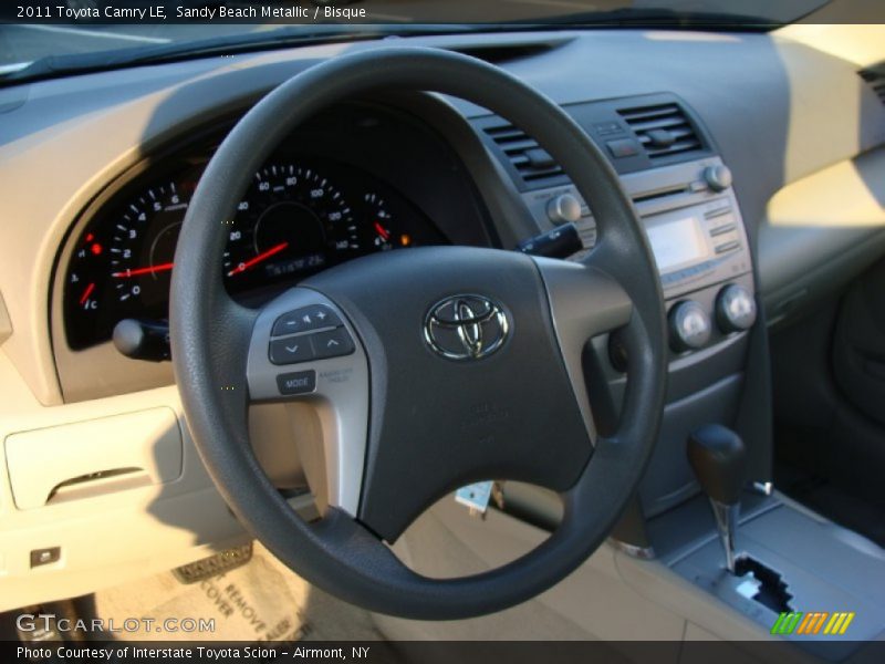 Sandy Beach Metallic / Bisque 2011 Toyota Camry LE