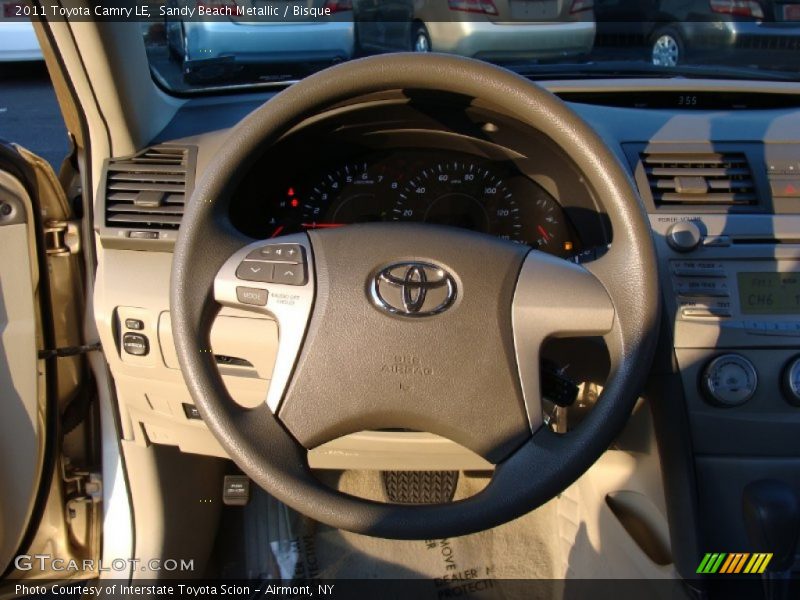 Sandy Beach Metallic / Bisque 2011 Toyota Camry LE