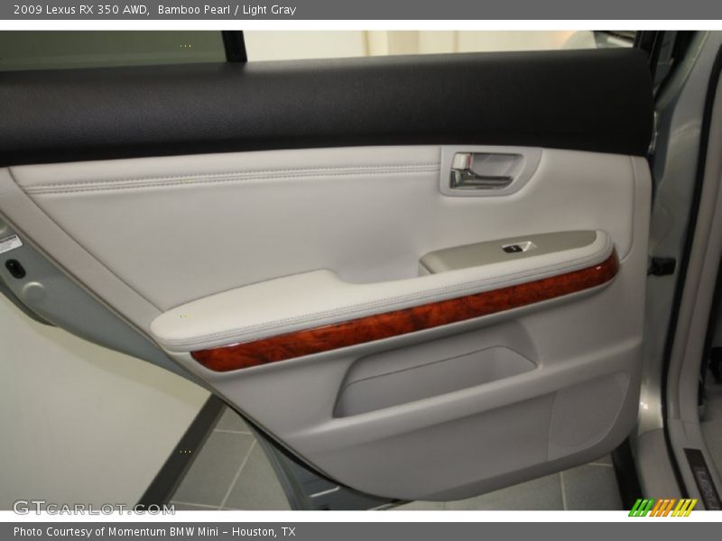 Bamboo Pearl / Light Gray 2009 Lexus RX 350 AWD