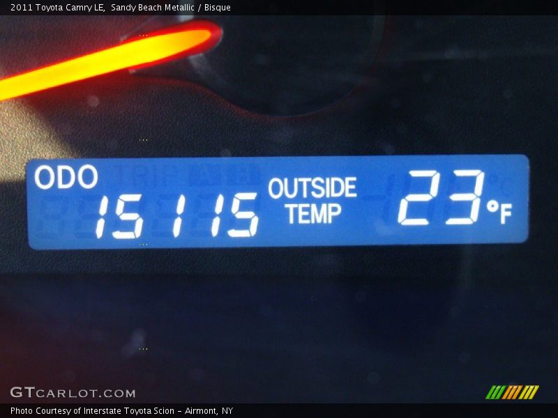 Sandy Beach Metallic / Bisque 2011 Toyota Camry LE